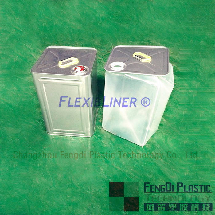 18L Flexible LDPE Spouted Interior Container for Square Metal Can 