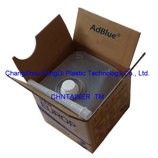 Cubitainers 10L used on AdBlue solution packaging